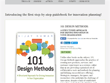Tablet Screenshot of 101designmethods.com